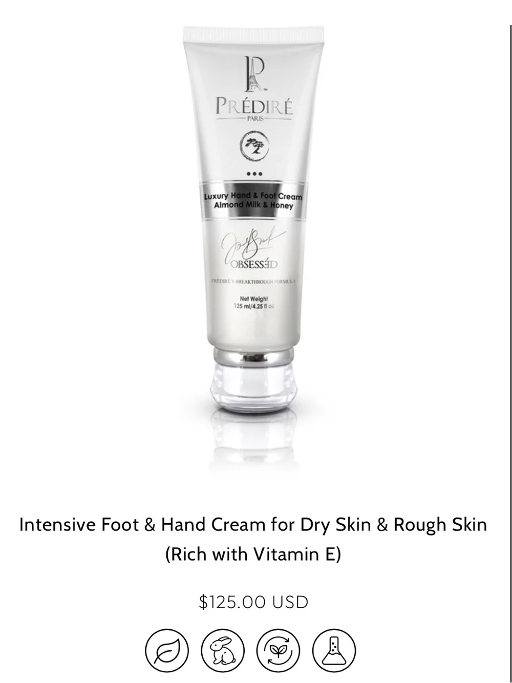 Prediré Paris Intensive Hand & Foot Cream – Almond Milk & Honey